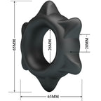 Anneau pénien silicone résistant et souple — vue rapprochée