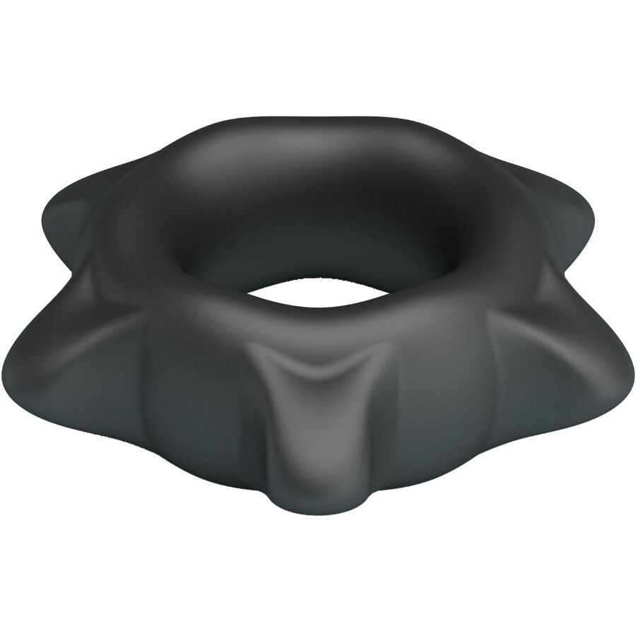 Anneau pénien silicone résistant et souple — détail texture surface