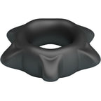 Anneau pénien silicone résistant et souple — détail texture surface