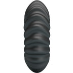 Anneau pénien en silicone toucher velours — vue de dos