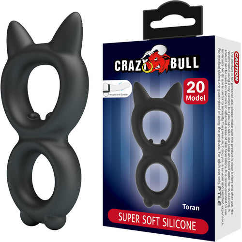 Anneau pénien double en silicone souple — vue principale