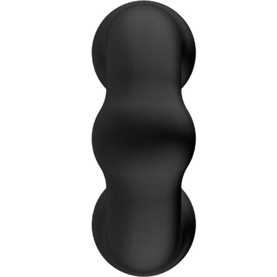 Anneau en silicone avec nodules pour homme — vue de dos