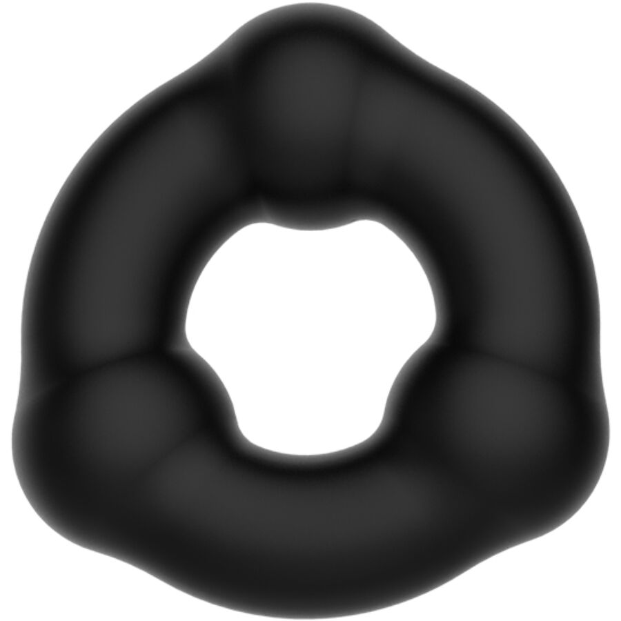 Anneau en silicone avec nodules pour homme — détail produit
