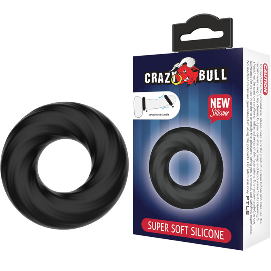 crazy bull bague en silicone super doux
