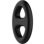 Anneau pénien silicone double ovale Crazy Bull — vue de profil