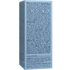 Dos de la boite Mister Size Delay Gel, texte d'ingredients et mentions multilingues sur carton bleu pastel, etui du gel retardant pour homme base eau