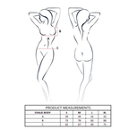 Body dos nu décolleté V en dentelle raffinée — vue de dos