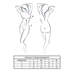 Ensemble Tivolea soutien-gorge armatures dentelle florale et string Misty rose L/XL
