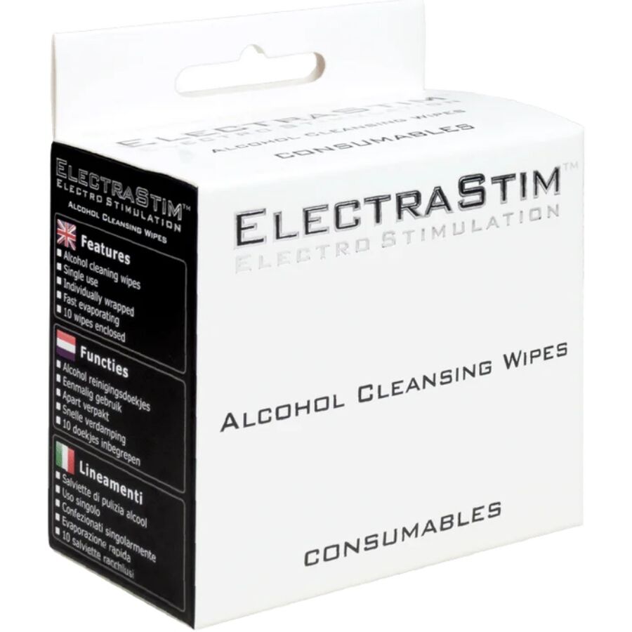 Lingettes nettoyantes alcoolisées pour sextoys électriques 1 — vue principale