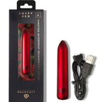 Mini vibromasseur clitoridien rechargeable à embout de préci — angle alternatif