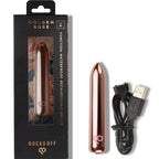 Mini vibromasseur clitoridien rechargeable à embout de préci — vue rapprochée