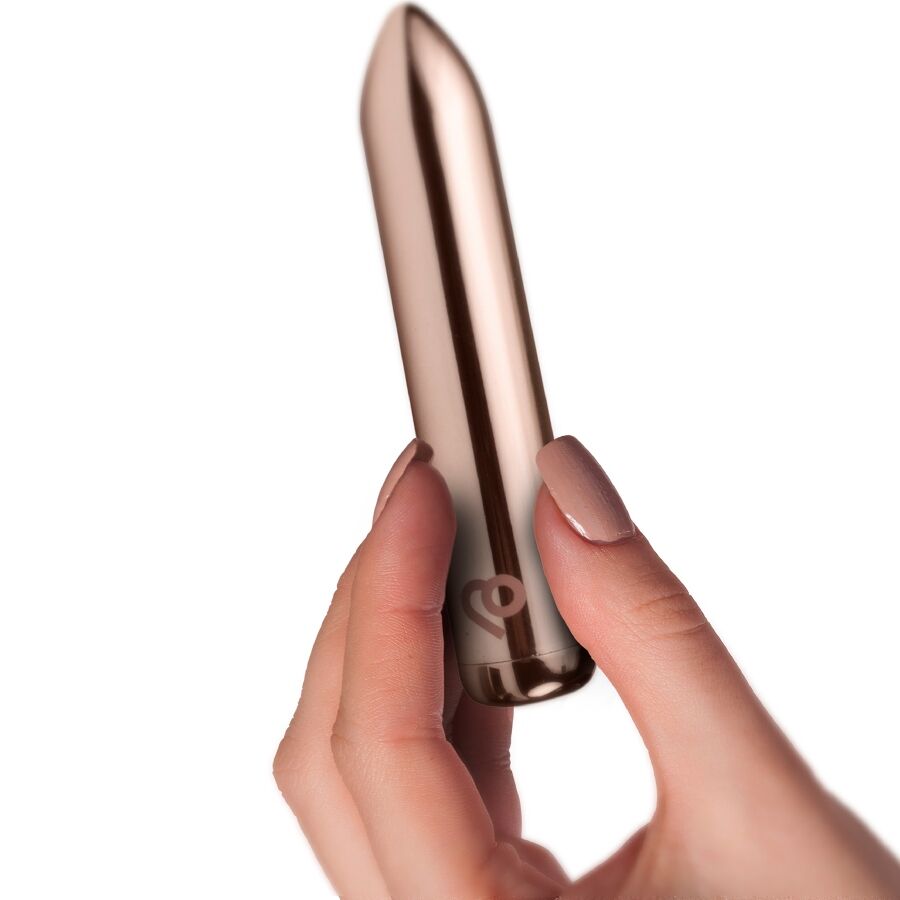 Mini vibromasseur clitoridien rechargeable à embout de préci — vue de dos