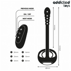 Anneau vibrant double moteur pénis et point P avec télécomma — emballage produit