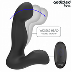 Masseur de prostate oscillant à pulsation avec télécommande — vue de profil