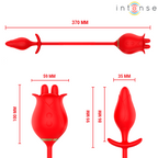 Double stimulateur clitoris Melanie à langue zigzag — emballage produit
