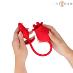 Double stimulateur clitoris Melanie à langue zigzag — détail produit