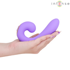 Stimulateur clitoris et point G double moteur — vue de profil