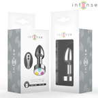 Packaging du plug anal Intense métal LED télécommandé.
