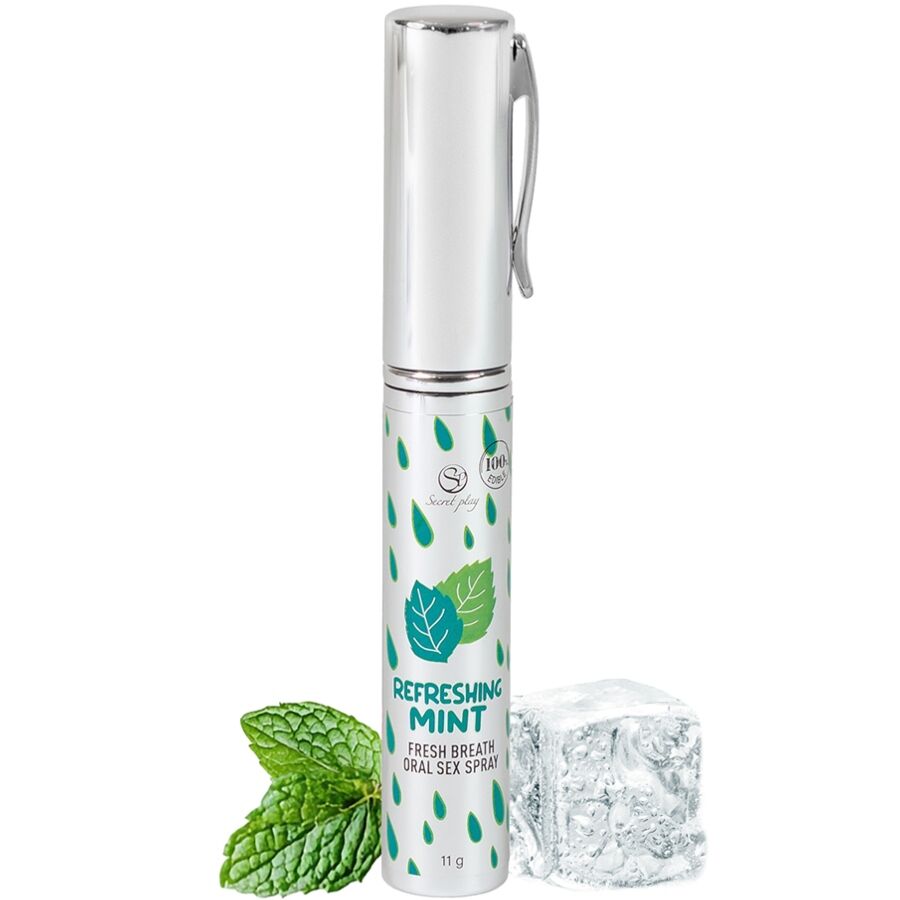Spray hydratant menthe rafraîchissant pour le sexe oral