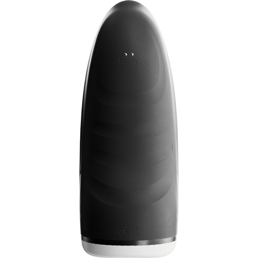 Masturbateur masculin multifonction vibration et rotation — détail texture surface