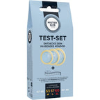 Kit de test préservatifs 3 tailles avec mètre ruban — détail produit
