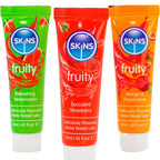 Coffret de lubrifiants fruités pastèque, fraise et mangue — détail produit