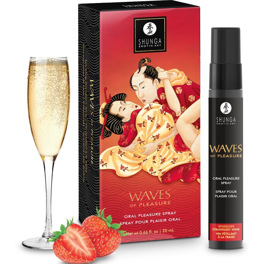 Waves pleasure spray oral seductive fraise 20 ML