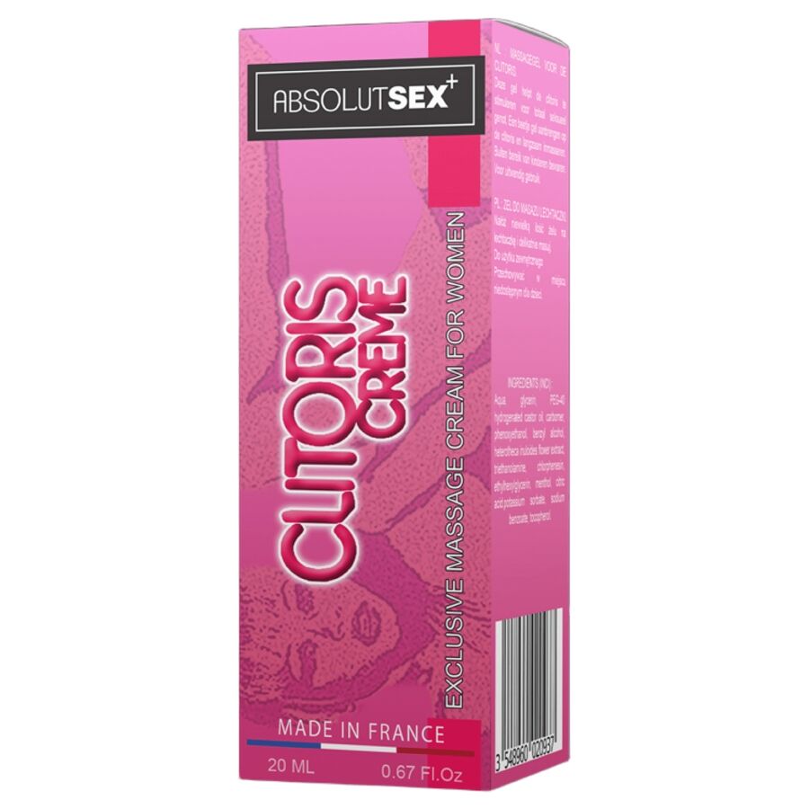 Crème stimulante clitoris 20 ml — vue de profil