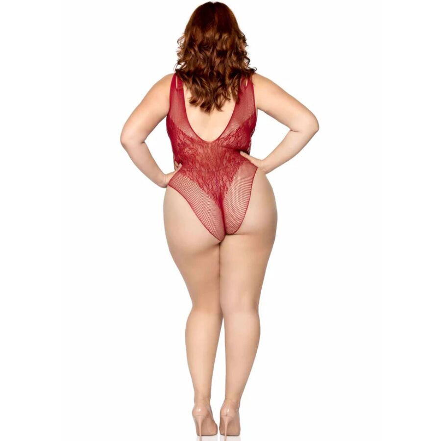 81641X body sans couture bordeaux taille 1X/2X