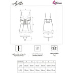 Ensemble de Noël Agethe chemise string et bonnet — vue rapprochée