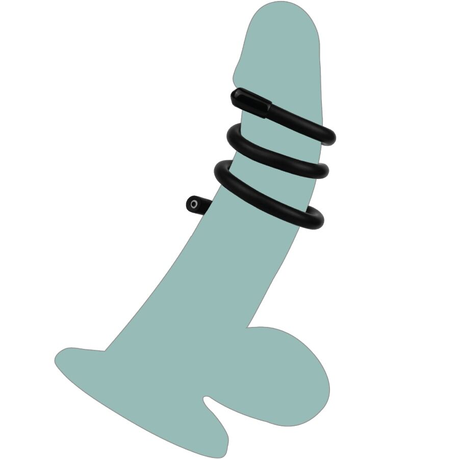 Schema d'usage ElectraStim montrant l'electrode modulable noire enroulee autour d'une silhouette stylisee, illustration de placement d'accessoire electro unipolaire externe.
