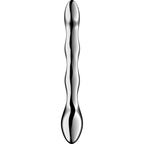 Gode double en acier inoxydable pour stimulation point G — détail produit