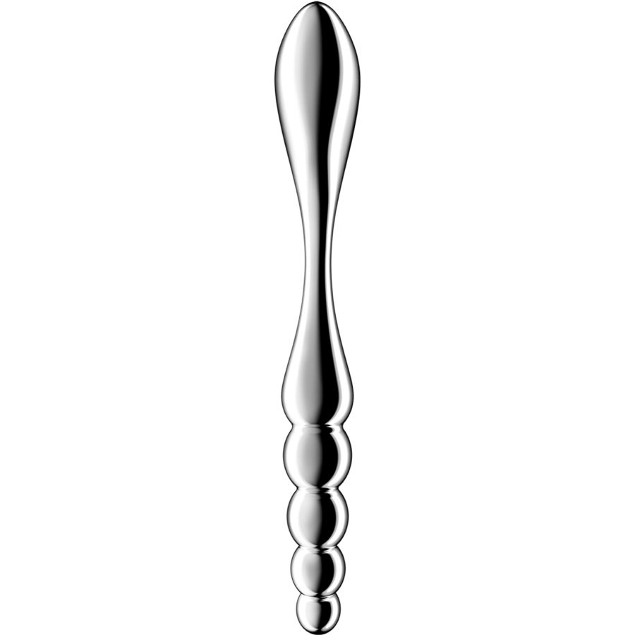 Gode double en acier inoxydable point G — détail produit