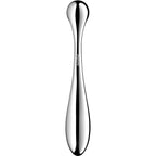 Gode double acier inoxydable corps sphérique — vue de dos