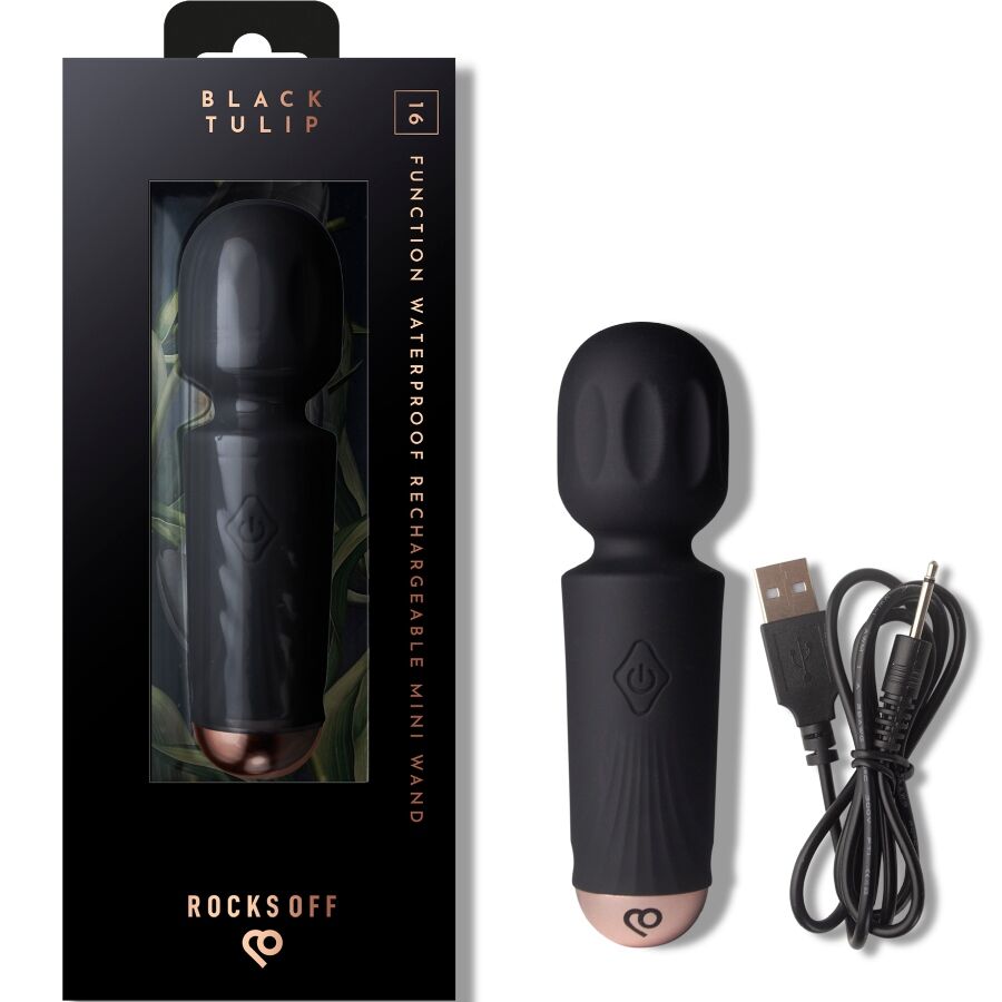 Mini vibromasseur rechargeable 16 fonctions — emballage produit