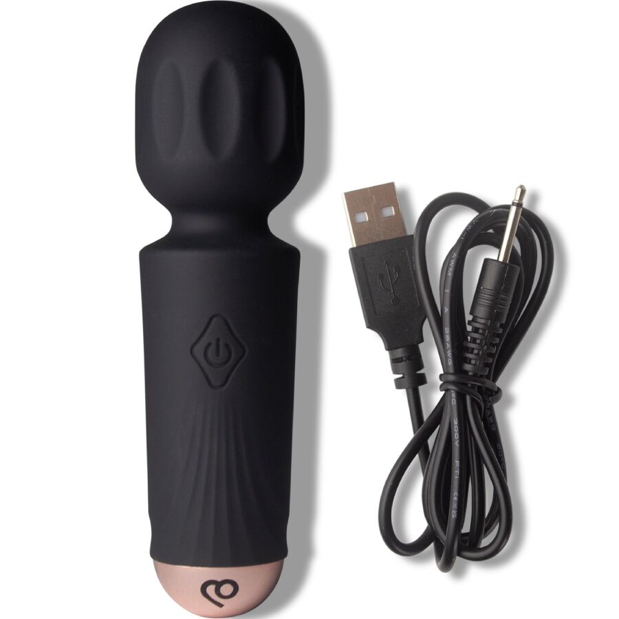 Mini vibromasseur rechargeable 16 fonctions — vue de profil