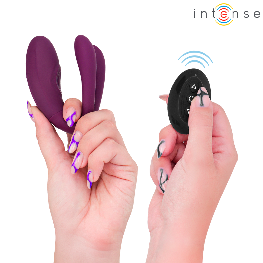 Stimulateur de tapotage et de vibration sandra avec télécommande