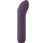 Mini vibromasseur bullet courbé point G et clitoris violet — détail produit
