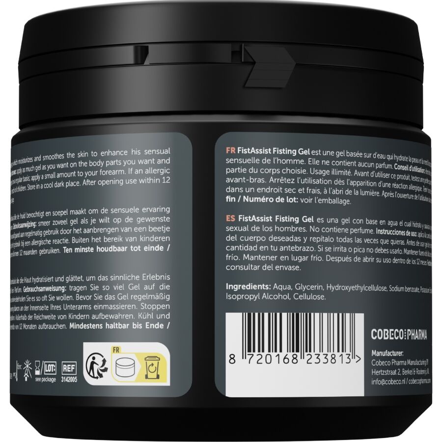 Gel lubrifiant extra-épais base eau — détail produit