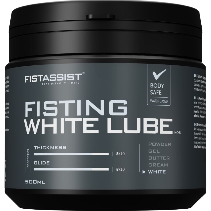 Gel lubrifiant blanc extra-épais base eau Fist Assist — vue principale