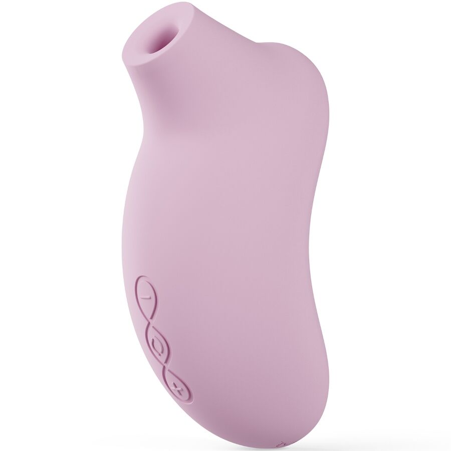 Stimulateur clitoridien sonique Sona 3 Cruise rose pale vu de dos, coque lisse en silicone et embout creux discret, masseur Lelo etanche rechargeable USB.