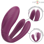 Sandra Prune — stimulateur flexible en silicone vu de près.