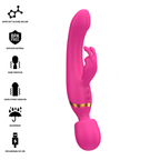 Vibromasseur lapin et baguette deux-en-un — détail produit