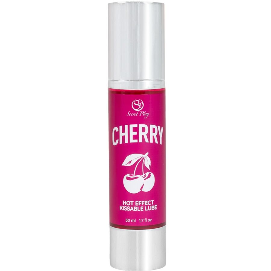 Lubrifiant et huile chauffants 2 en 1 cerise 50 ml — vue principale