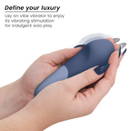 Vibromasseur clitoridien à poser silencieux UltraWave Vibe — vue de profil