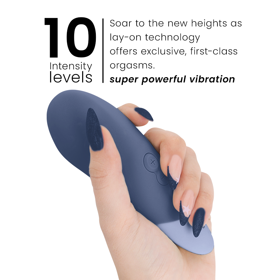 Vibromasseur clitoridien à poser silencieux UltraWave Vibe — détail texture surface