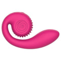 Vibromasseur double stimulation point G et clitoris en silic — vue principale