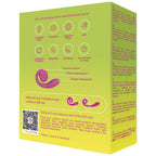 Vibromasseur double stimulation point G et clitoris en silic — détail texture surface