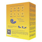 Vibromasseur point G et clitoris double moteur en silicone — détail texture surface