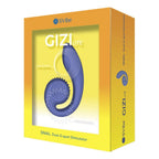 Vibromasseur point G et clitoris double moteur en silicone — vue de dos